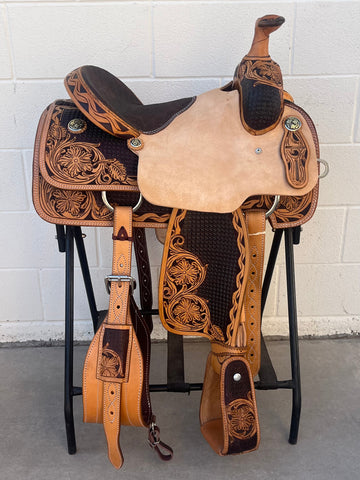 CSR 190A Corriente Team Roping Saddle