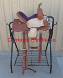 CSY 709A 10 Inch Corriente Youth Kids Barrel Saddle