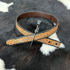 #07 40" Leather Belt