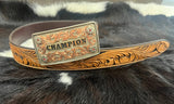 #12 31" Kids Leather Belt