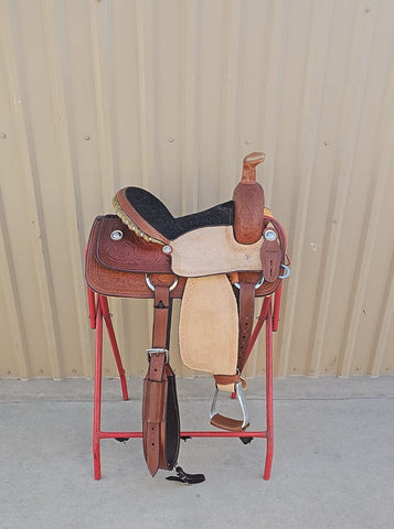 #615 13" Corriente Youth Kids Roping Saddle
