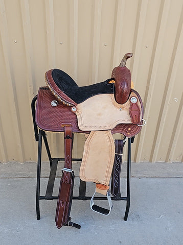 #714 14" Corriente Barrel Saddle
