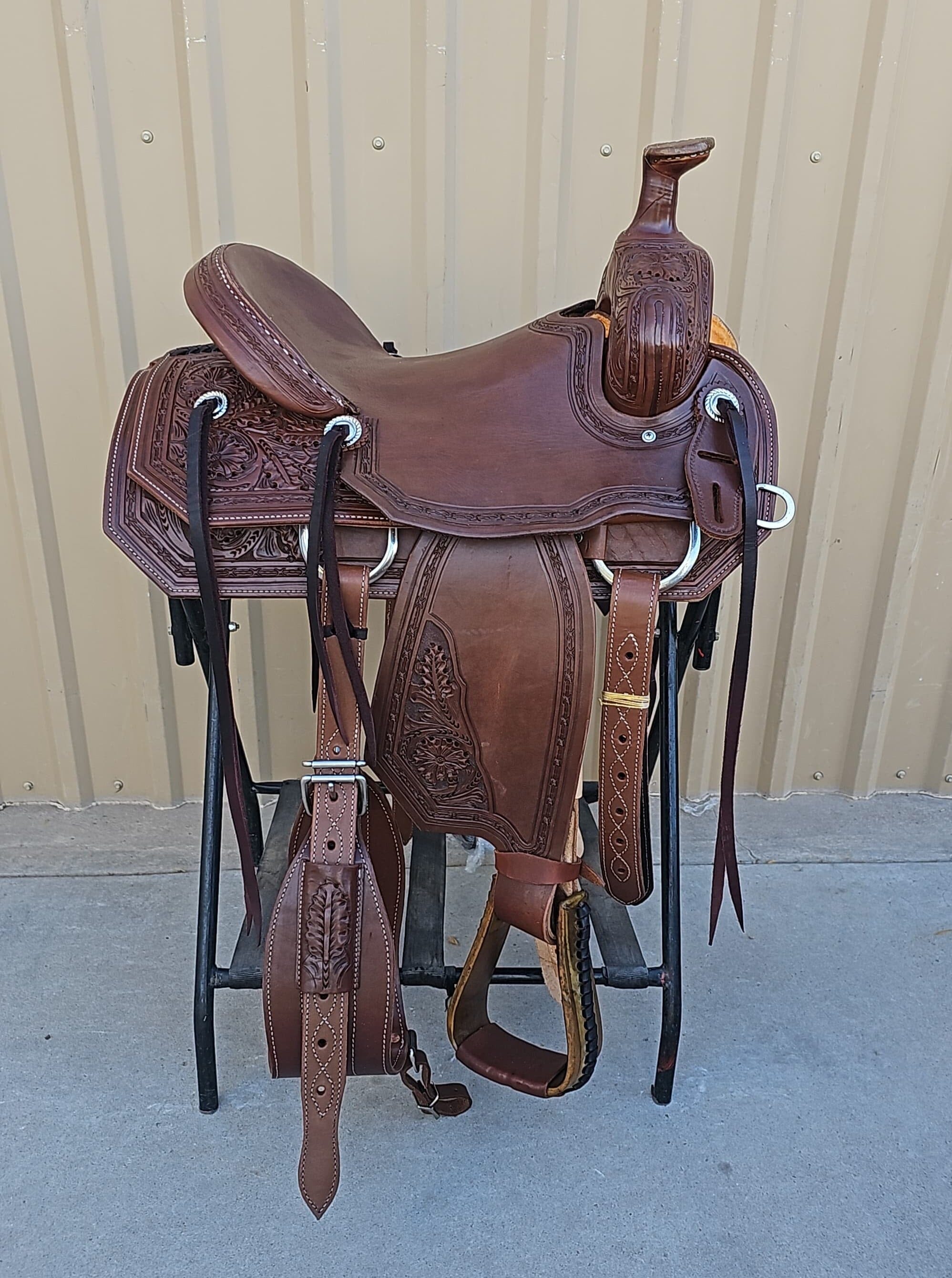 #757 15.5" Corriente Association Ranch Saddle