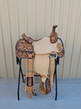 #810 15" Corriente Team Roping Saddle