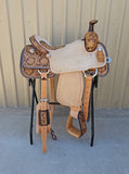 #882 17" Corriente Team Roping Saddle