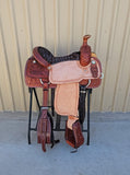 #885 15.5" Corriente Team Roping Saddle