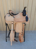 #908 15" Corriente Team Roping Saddle