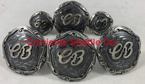 CBCONCH 113G Gunmetal Initial Conchos