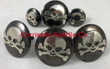 CBCONCH 126F Skull Conchos - Corriente Saddle