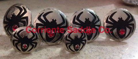 CBCONCH 127 Black Widow Conchos