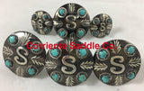 CBCONCH 129 Turquoise Stone Conchos