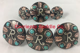 CBCONCH 129A Turquoise Stone Conchos