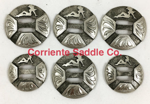 CBCONCH 147 Trucker Girl Conchos