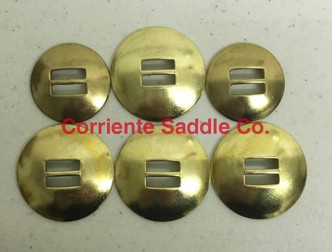 CBCONCH 155 Brass Slotted Conchos