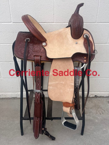 CSB 536A Corriente Barrel Colt Breaking Saddle