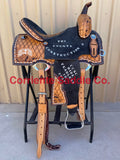 CSB 574E Corriente New Style Barrel Saddle