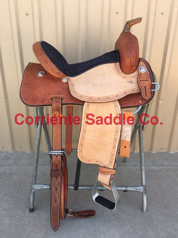 CSB 582 Corriente Barrel Saddle Forward Horn
