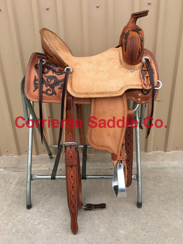 CSB 584 Corriente Barrel Saddle Forward Horn