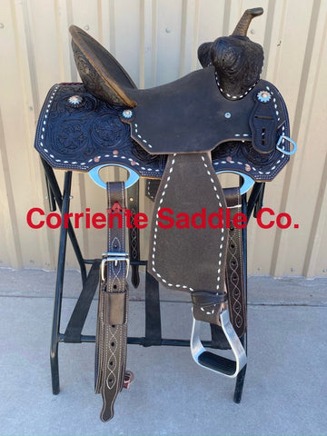 CSB 598C Corriente Beartrap Barrel Saddle