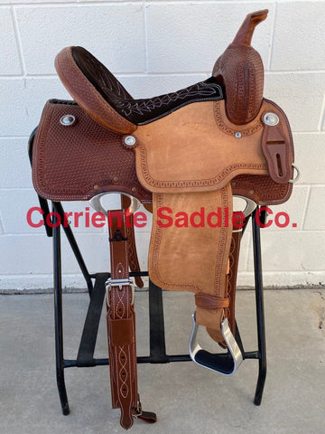 CSB 616 Corriente New Style Barrel Saddle 5" Cantle