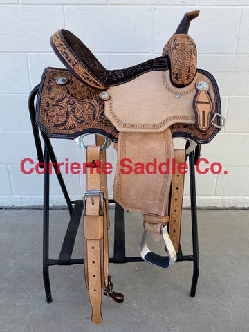 CSB 617 Corriente New Style Barrel Saddle 5" Cantle