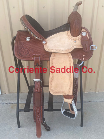 CSB 618 Corriente Barrel Saddle 5" Cantle