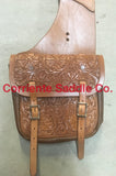 CSBAG 104 Saddle Bags Wild Rose Tooling - Corriente Saddle