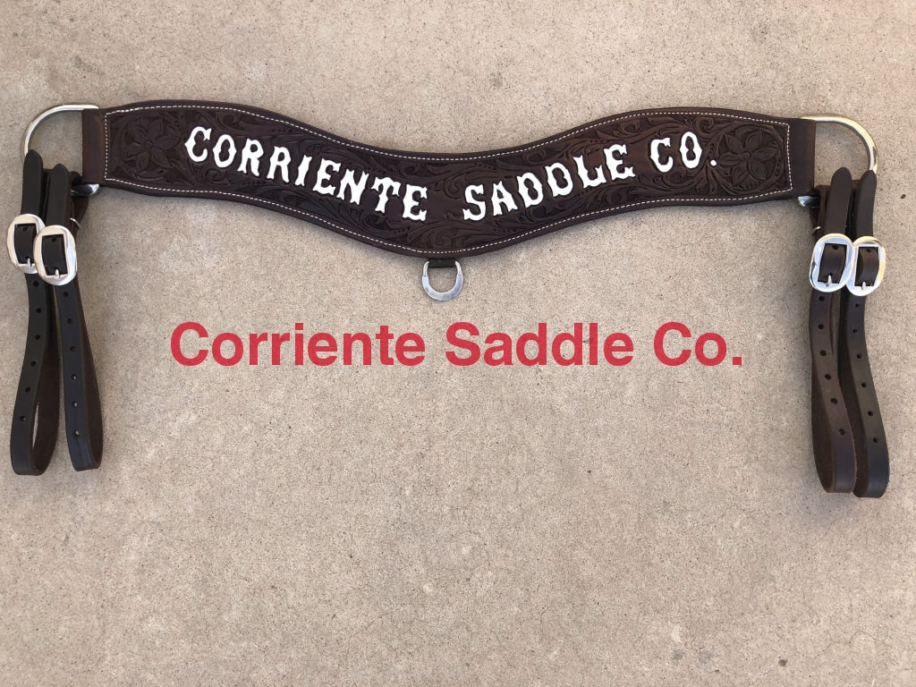 CSBC 100CB Tripper Double Flower Chocolate Corriente - Corriente Saddle