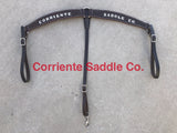 CSBC 104 Barrel New Flower Chocolate Leather  Corriente - Corriente Saddle