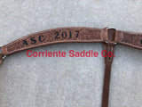 CSBC 107A Barrel 3-Piece Wild Rose Tooling - Corriente Saddle