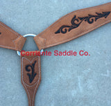 CSBC 140 Roper 3-Piece Roughout with Tribal Tooling - Corriente Saddle