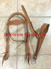 CSHEADSTALL 106 Browband Headstall Basket - Corriente Saddle