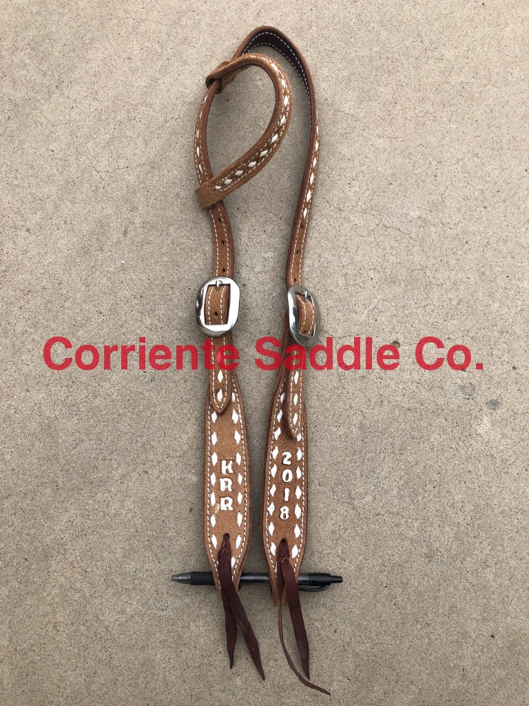 CSHEADSTALL 140BA One Eared Headstall - Corriente Saddle