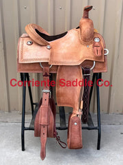 CSR 100AB Corriente Team Roping Saddle