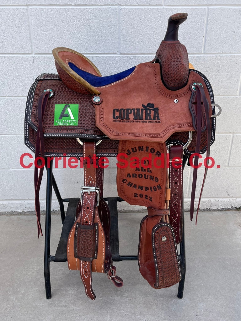 Csr Buckle CSR 100EA Corriente Team Roping Saddle | Corriente Saddle