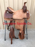 CSR 114A Corriente Team Roping Saddle - Corriente Saddle