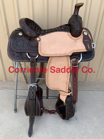 CSR 117BB Corriente Team Roping Saddle