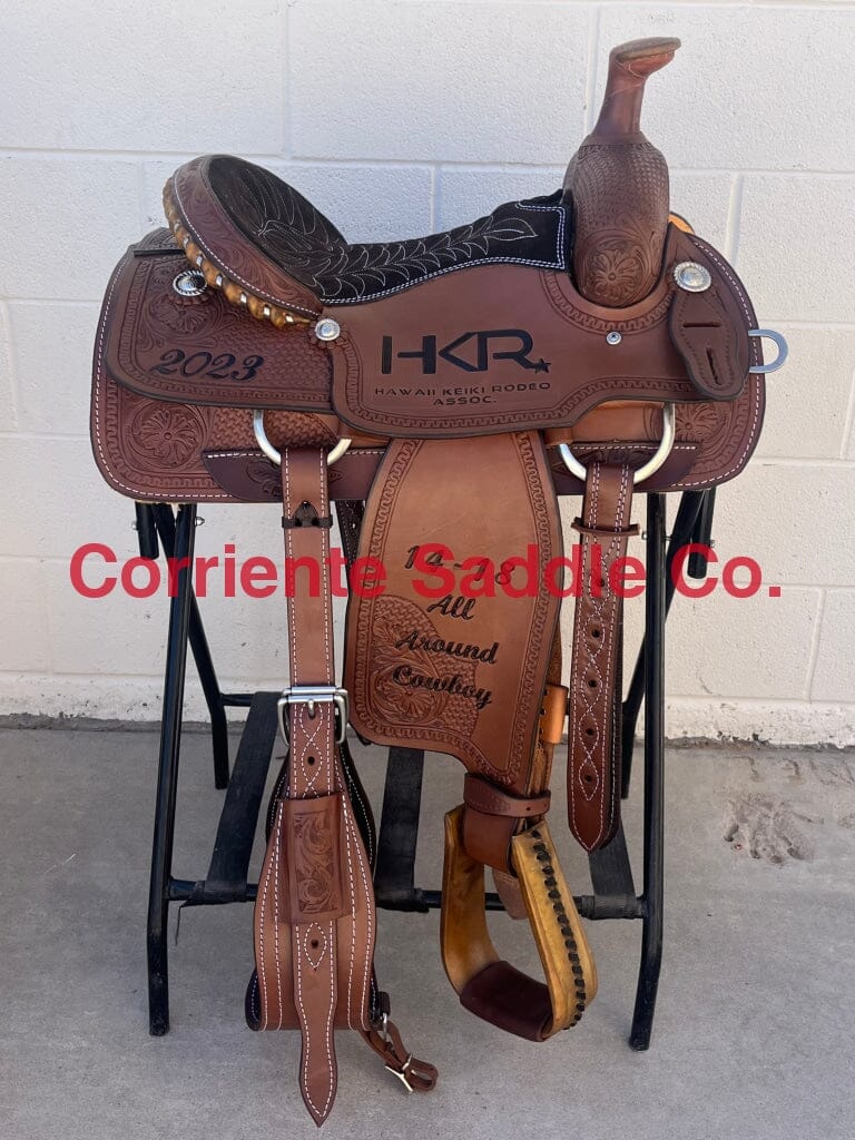 Csr Buckle CSR 125A Corriente Team Roping Saddle | Corriente Saddle