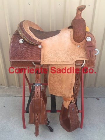 CSR 161C Corriente Team Roping Saddle