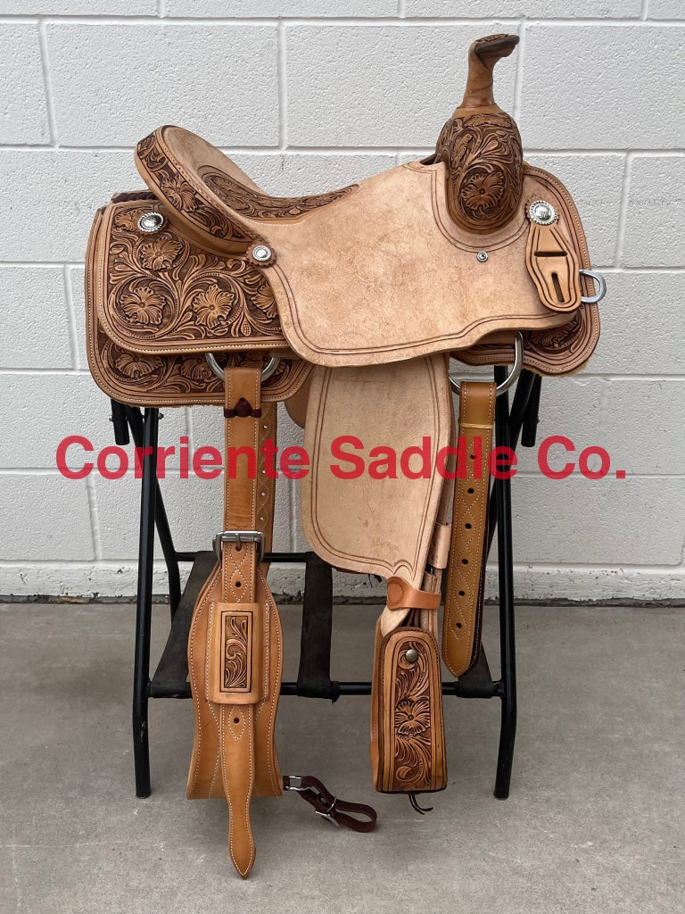 Csr Buckle CSR 165C Corriente Team Roping Saddle | Corriente Saddle