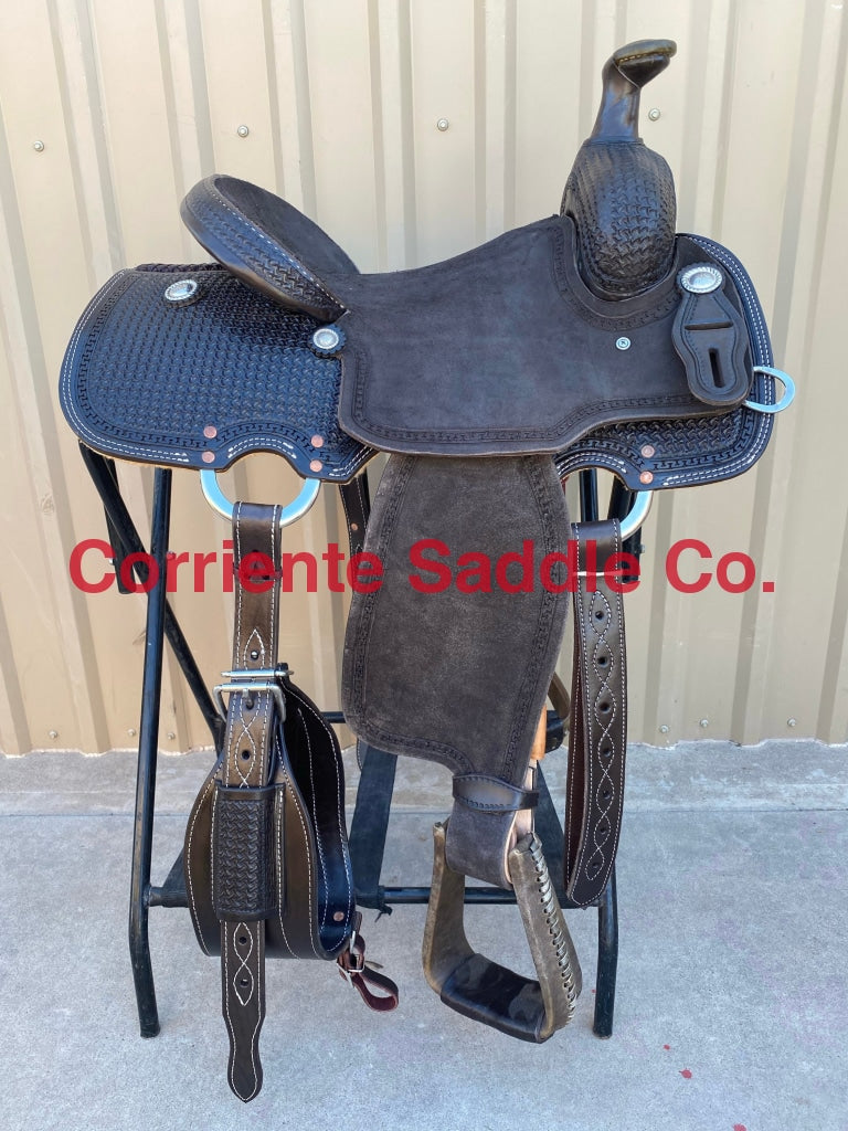 Csr Buckle CSR 167JB Corriente Team Roping Saddle | Corriente Saddle