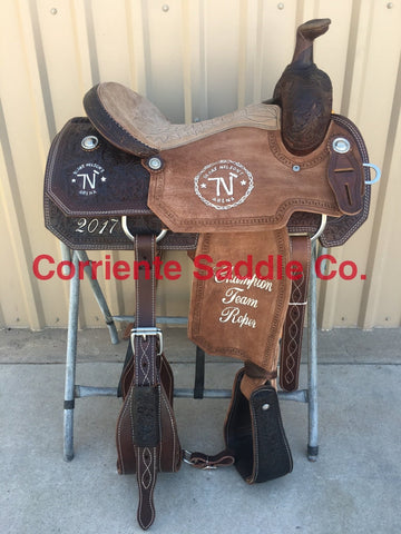 CSR 168 Corriente Team Roping Saddle