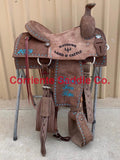 CSR 169A Corriente Team Roping Saddle - Corriente Saddle