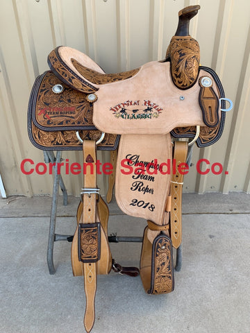 CSR 173 Corriente Team Roping Saddle