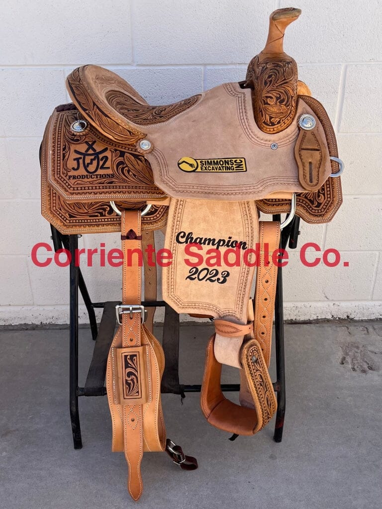 CSR 185A Corriente Team Roping Saddle | Corriente Saddle
