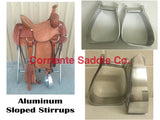 CSSTIRRUP 108 Aluminum Sloped Stirrups - Corriente Saddle