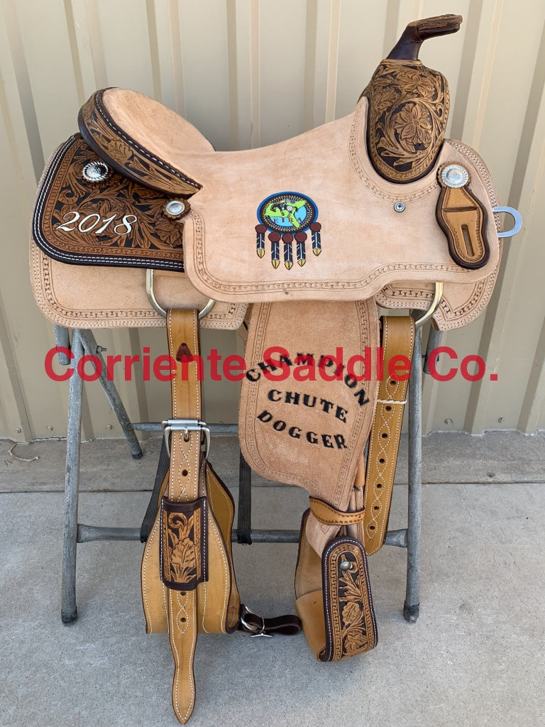 CSSW 830 Corriente Steer Wrestler - Corriente Saddle