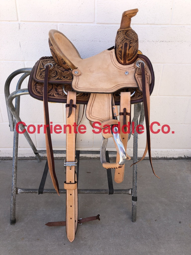 CSY 701CB 10" Corriente Youth Buckaroo Association Saddle - Corriente Saddle