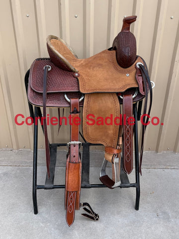 CSY 707AB 13" Corriente Youth Association Buckaroo Saddle