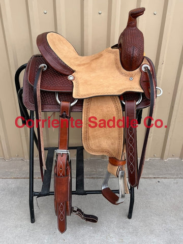 CSY 707AC 13" Corriente Youth Association Buckaroo Saddle